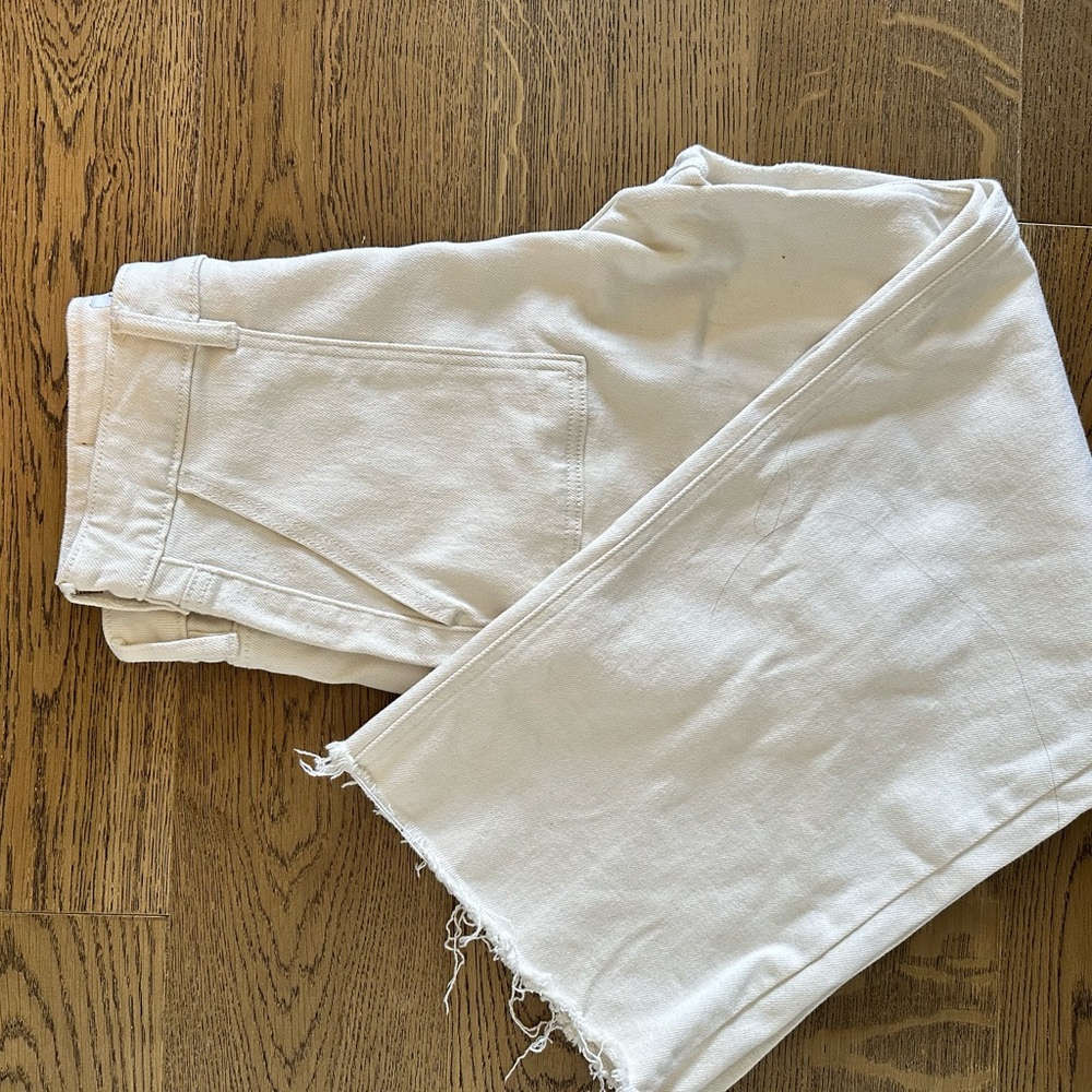 Carly Jean Los Angeles Cream Jeans